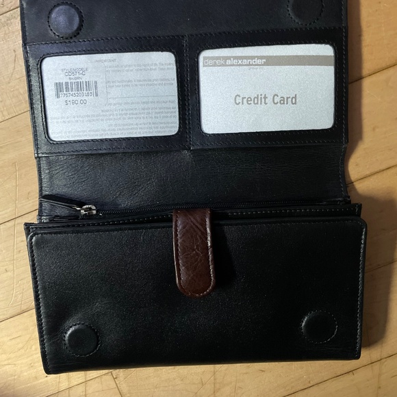 Derek Alexander CONCORD -Three Part Multi-Compartment Clutch Wallet (CD 571) - Picture 3 of 5